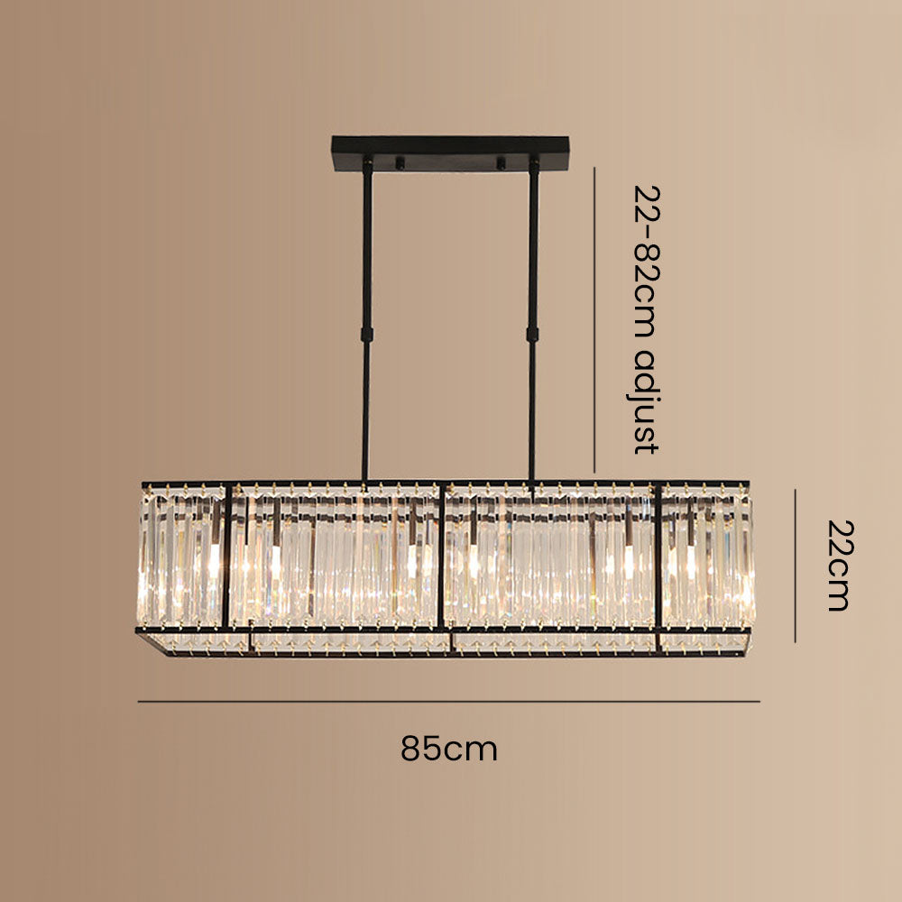 Lámpara de Techo de Cristal Nórdica Simple para Comedor y Sala de Estar 7
