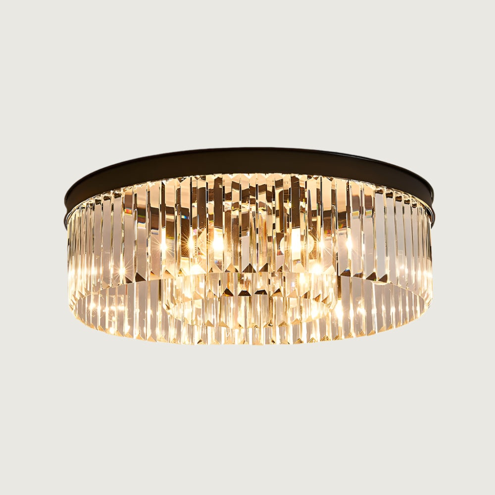Lámpara de Techo de Cristal Transparente con 4 Luces – Diseño Elegante y Moderno 4