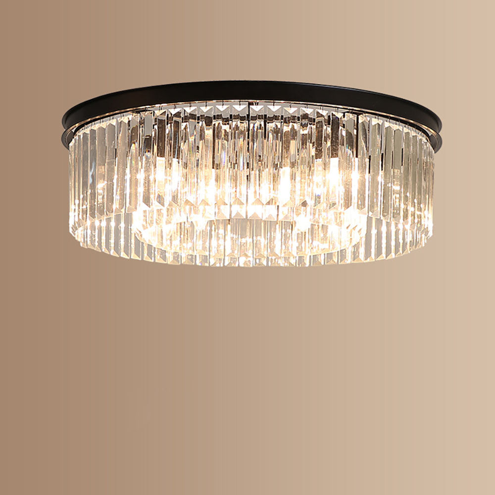 Lámpara de Techo de Cristal Transparente con 4 Luces – Diseño Elegante y Moderno 6