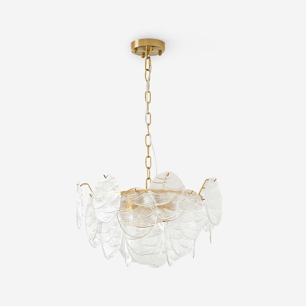 Lámpara de Techo de Cristal Victoriano con Cuerpo de Metal – Chandelier Elegante para Interior 1