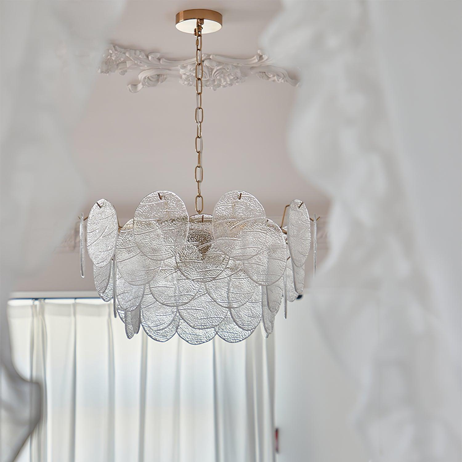 Lámpara de Techo de Cristal Victoriano con Cuerpo de Metal – Chandelier Elegante para Interior 4