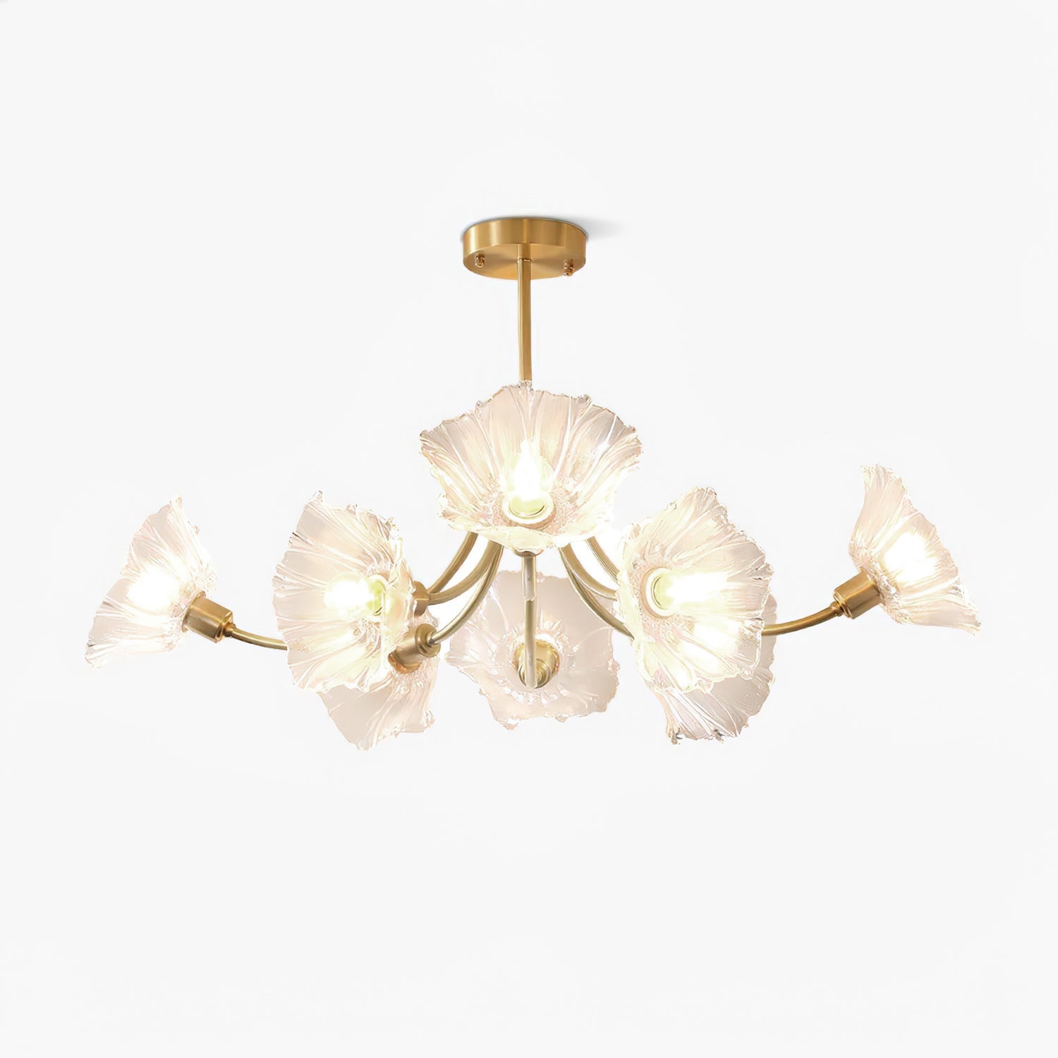Lámpara de Techo de Cristal con Diseño Moderno y Elegante – Araña de 3, 5 y 8 Luces 1