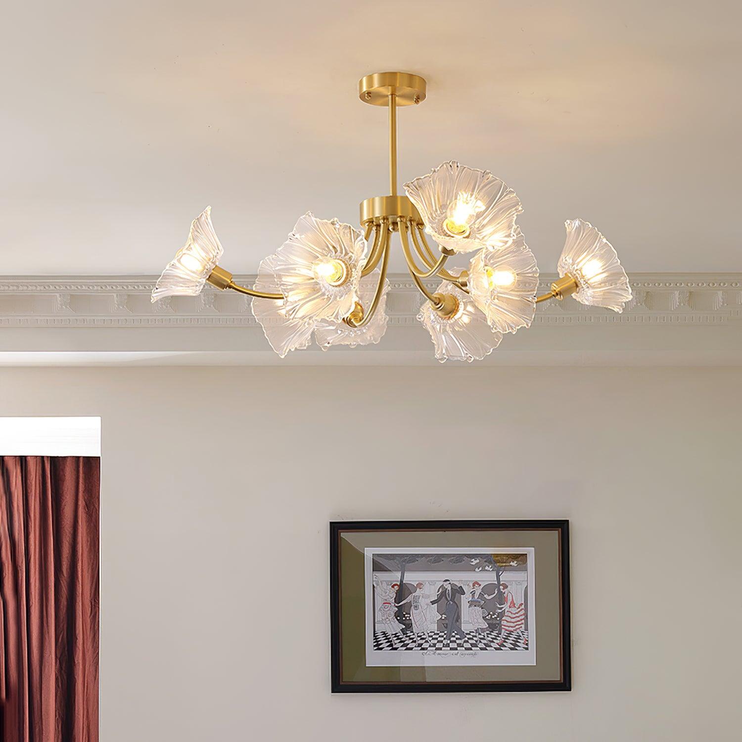 Lámpara de Techo de Cristal con Diseño Moderno y Elegante – Araña de 3, 5 y 8 Luces 2