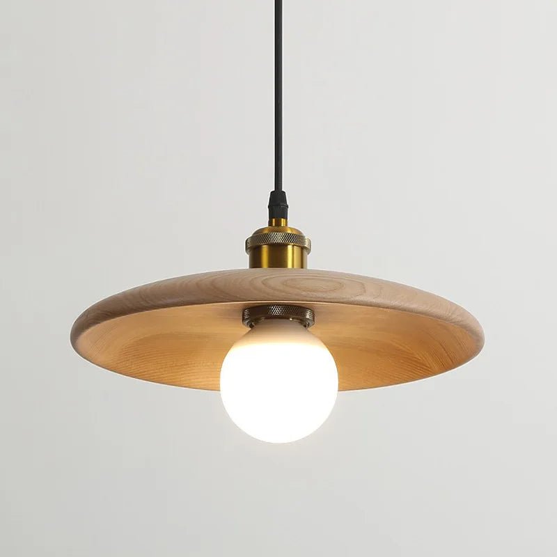 Lámpara de Techo de Madera con Luz LED 2700K – Diseño Moderno para Interior, Plafón LED Techo Elegante 0