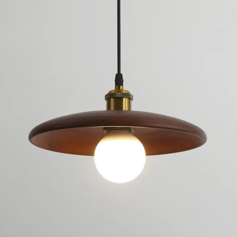 Lámpara de Techo de Madera con Luz LED 2700K – Diseño Moderno para Interior, Plafón LED Techo Elegante 1