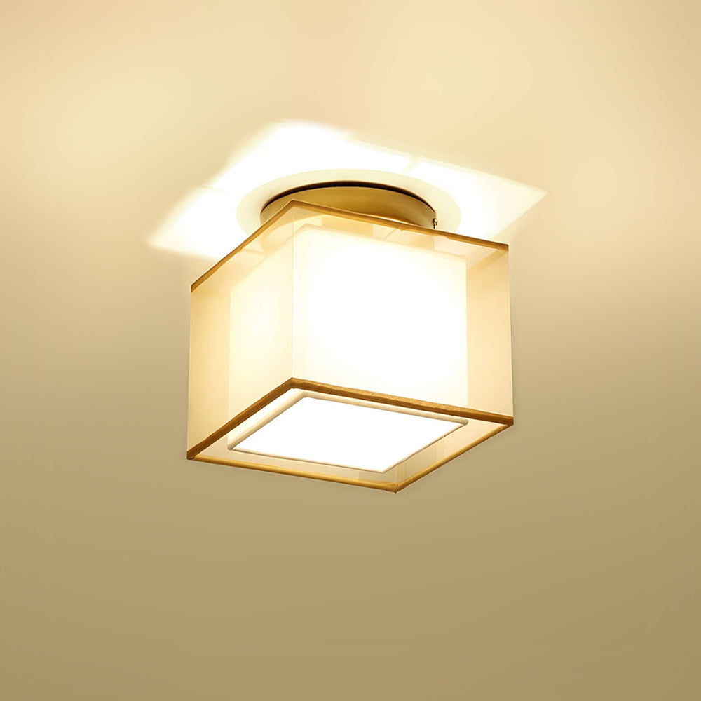 Lámpara de Techo de Tela Retro para Sala de Estar – Iluminación Difusa y Diseño Clásico 9