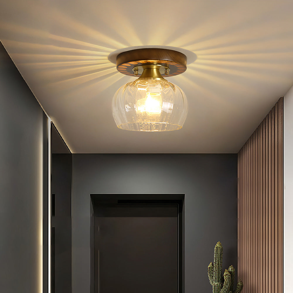 Lámpara de Techo de Vidrio Contemporánea para Sala de Estar – Diseño Elegante y Funcional 0