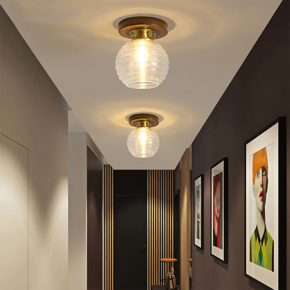 Lámpara de Techo de Vidrio Contemporánea para Sala de Estar – Diseño Elegante y Funcional 12