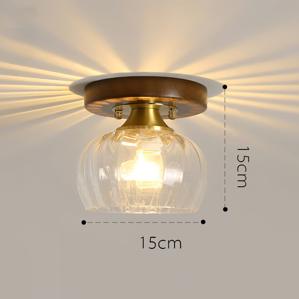 Lámpara de Techo de Vidrio Contemporánea para Sala de Estar – Diseño Elegante y Funcional 3