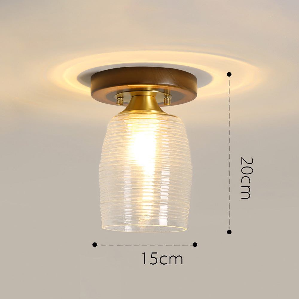 Lámpara de Techo de Vidrio Contemporánea para Sala de Estar – Diseño Elegante y Funcional 8
