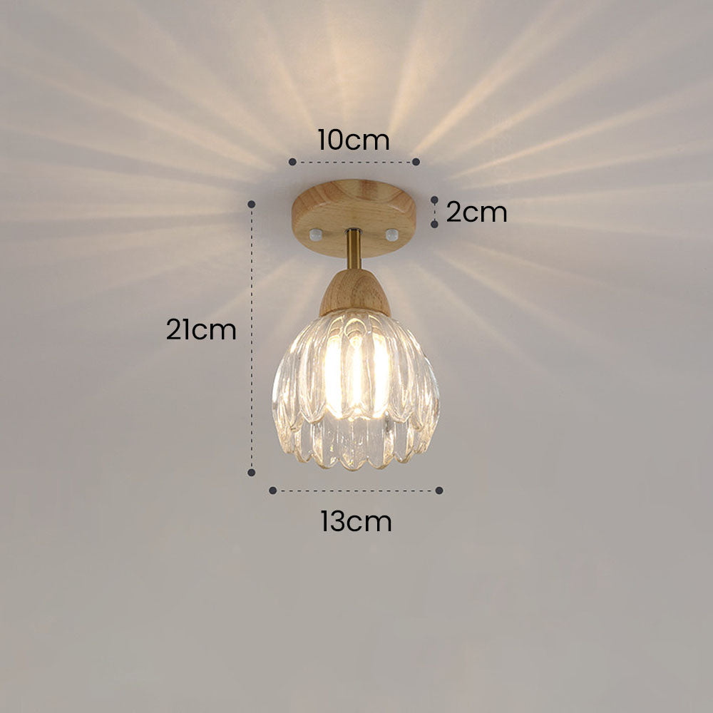 Lámpara de Techo de Vidrio Minimalista para Comedor, Iluminación Moderna y Sofisticada 4