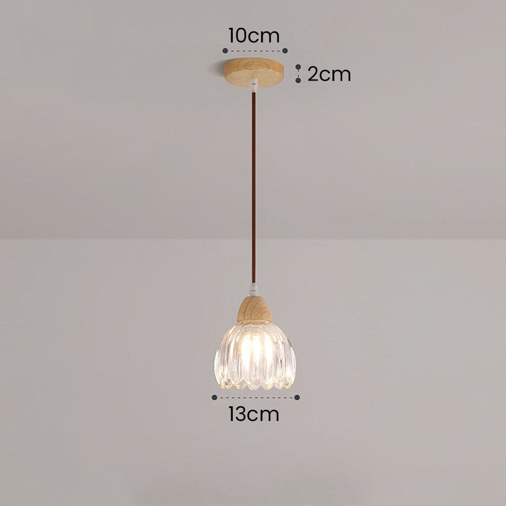 Lámpara de Techo de Vidrio Minimalista para Comedor, Iluminación Moderna y Sofisticada 8