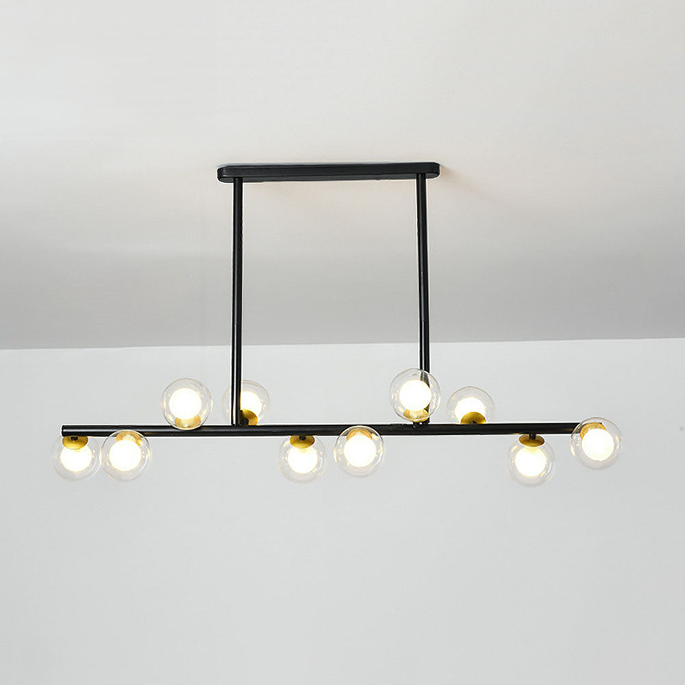 Lámpara de Techo de Vidrio Nórdica para Cocina - Diseño Minimalista con 6/8/10 Luces 8