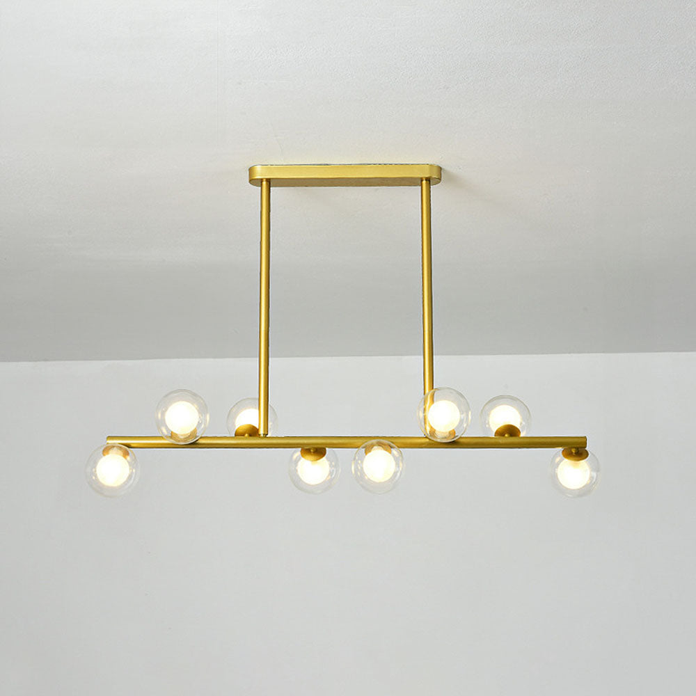 Lámpara de Techo de Vidrio Nórdica para Cocina - Diseño Minimalista con 6/8/10 Luces 9