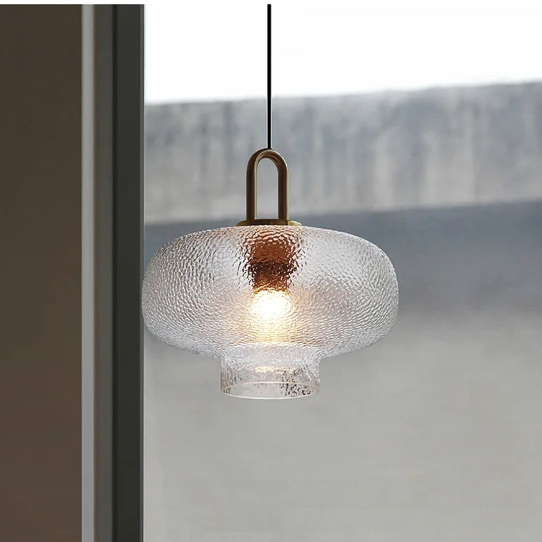 Lámparas Colgantes Modernas de Vidrio Esmerilado para Decoración Interior 11