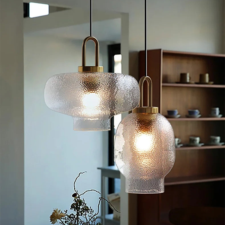 Lámparas Colgantes Modernas de Vidrio Esmerilado para Decoración Interior 3