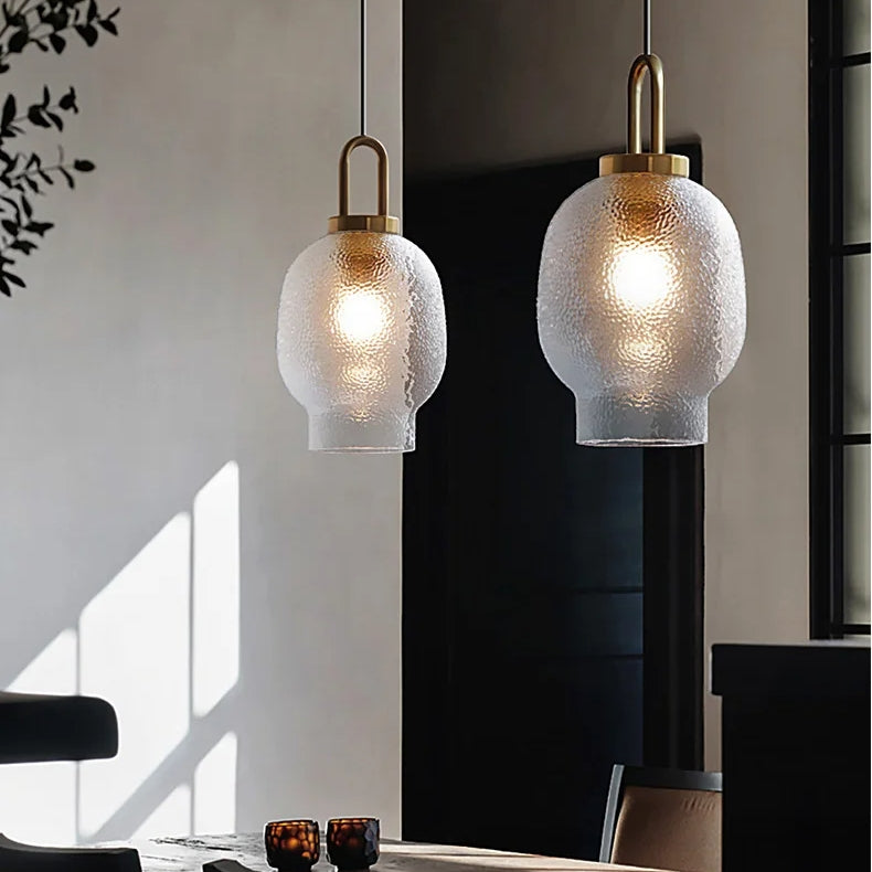 Lámparas Colgantes Modernas de Vidrio Esmerilado para Decoración Interior 7