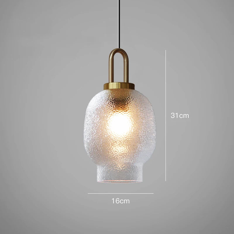 Lámparas Colgantes Modernas de Vidrio Esmerilado para Decoración Interior 8
