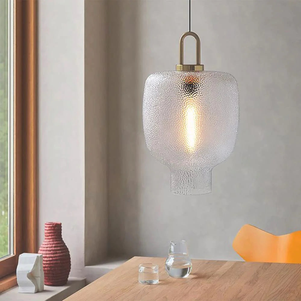 Lámparas Colgantes Modernas de Vidrio Esmerilado para Decoración Interior 9