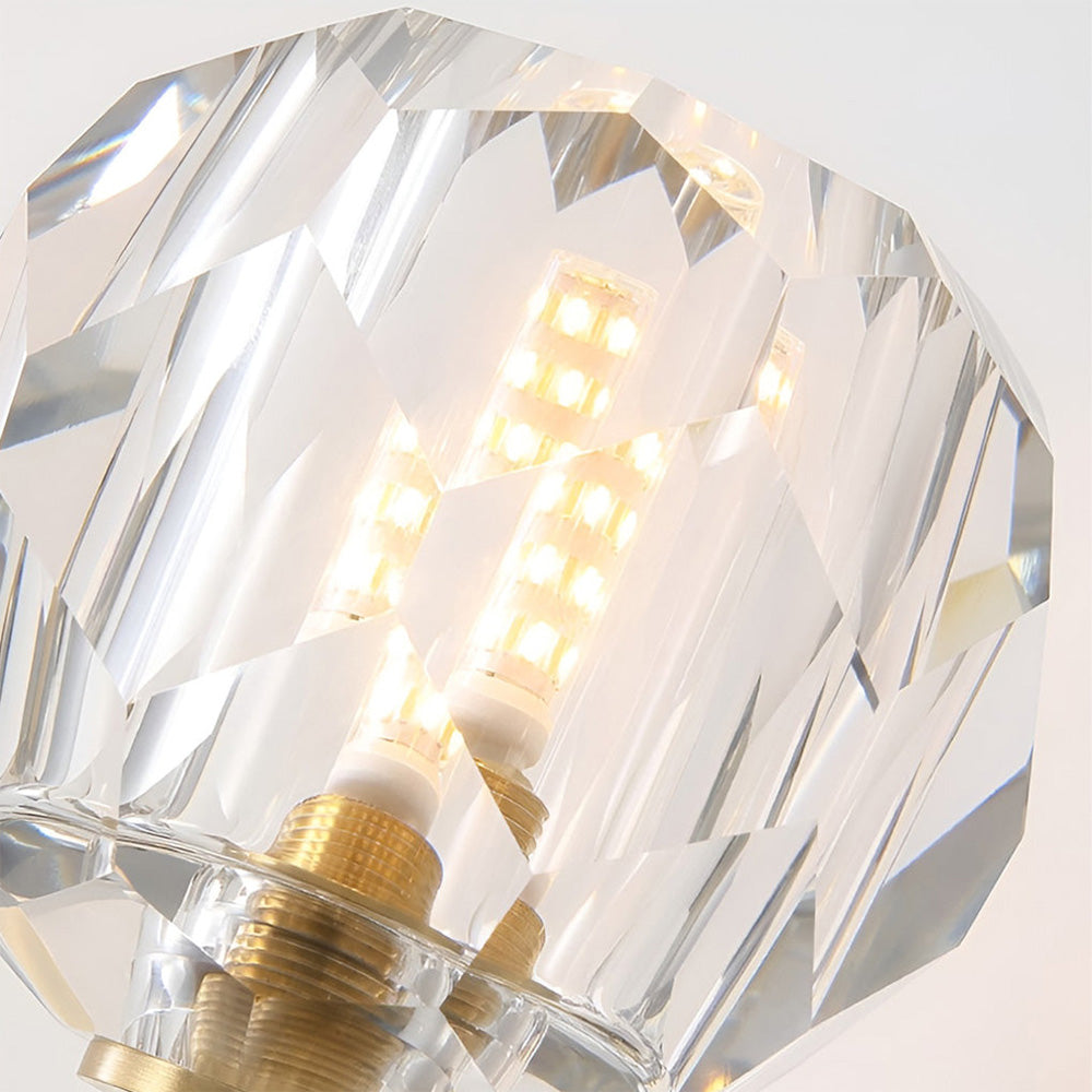 Lámparas de Pared LED Modernas de Cristal Dorado para Salón y Dormitorio 6