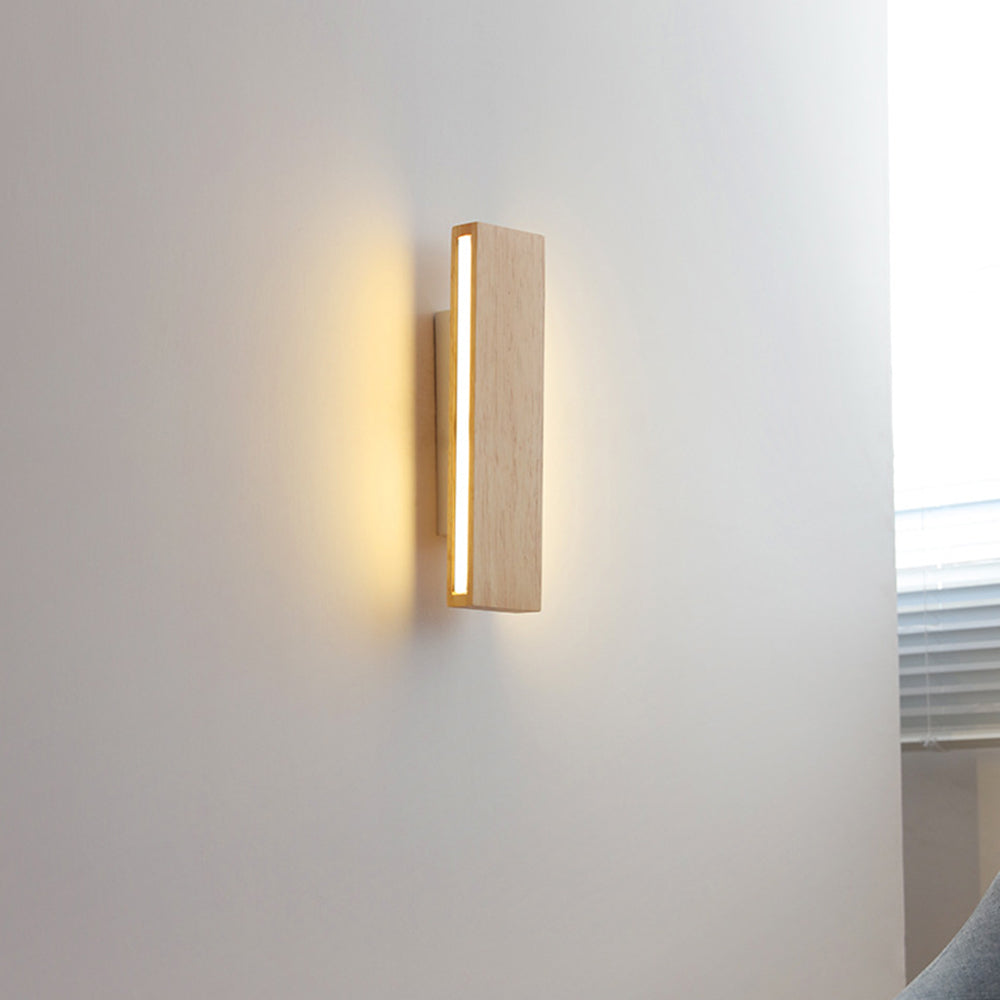 Lámparas de Pared LED de Madera con Cabeza Rotativa para Iluminación Moderna y Eficiente en Pasillos 3