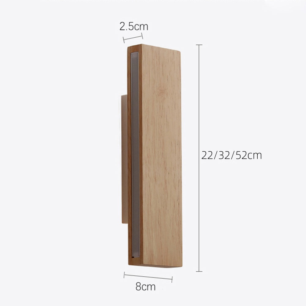 Lámparas de Pared LED de Madera con Cabeza Rotativa para Iluminación Moderna y Eficiente en Pasillos 8