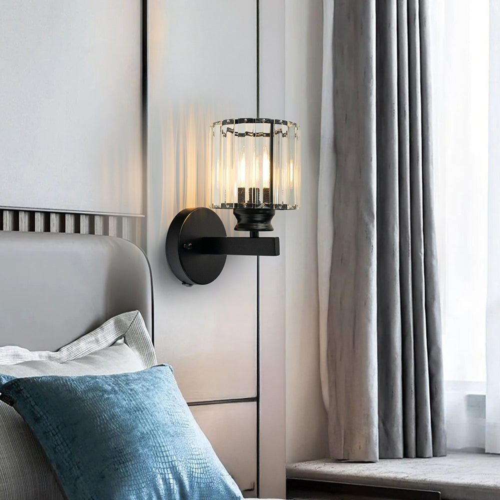 Lámparas de Pared de Cristal Redondas y Cuadradas para Pasillo – Iluminación Elegante y Moderna 1