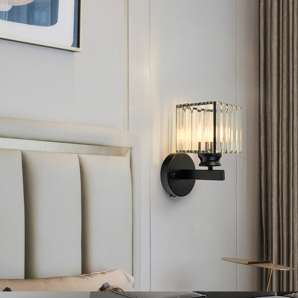 Lámparas de Pared de Cristal Redondas y Cuadradas para Pasillo – Iluminación Elegante y Moderna 3