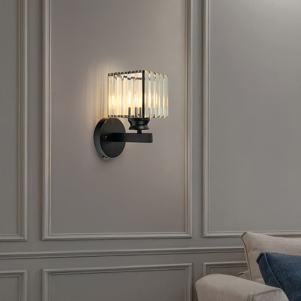 Lámparas de Pared de Cristal Redondas y Cuadradas para Pasillo – Iluminación Elegante y Moderna 4