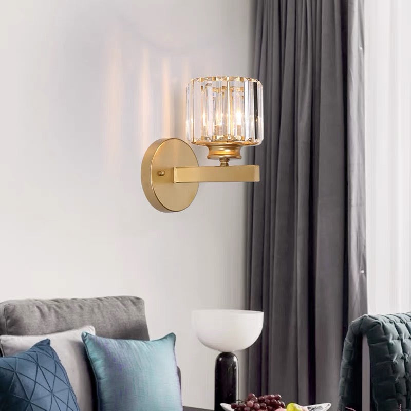 Lámparas de Pared de Cristal Redondas y Cuadradas para Pasillo – Iluminación Elegante y Moderna 8