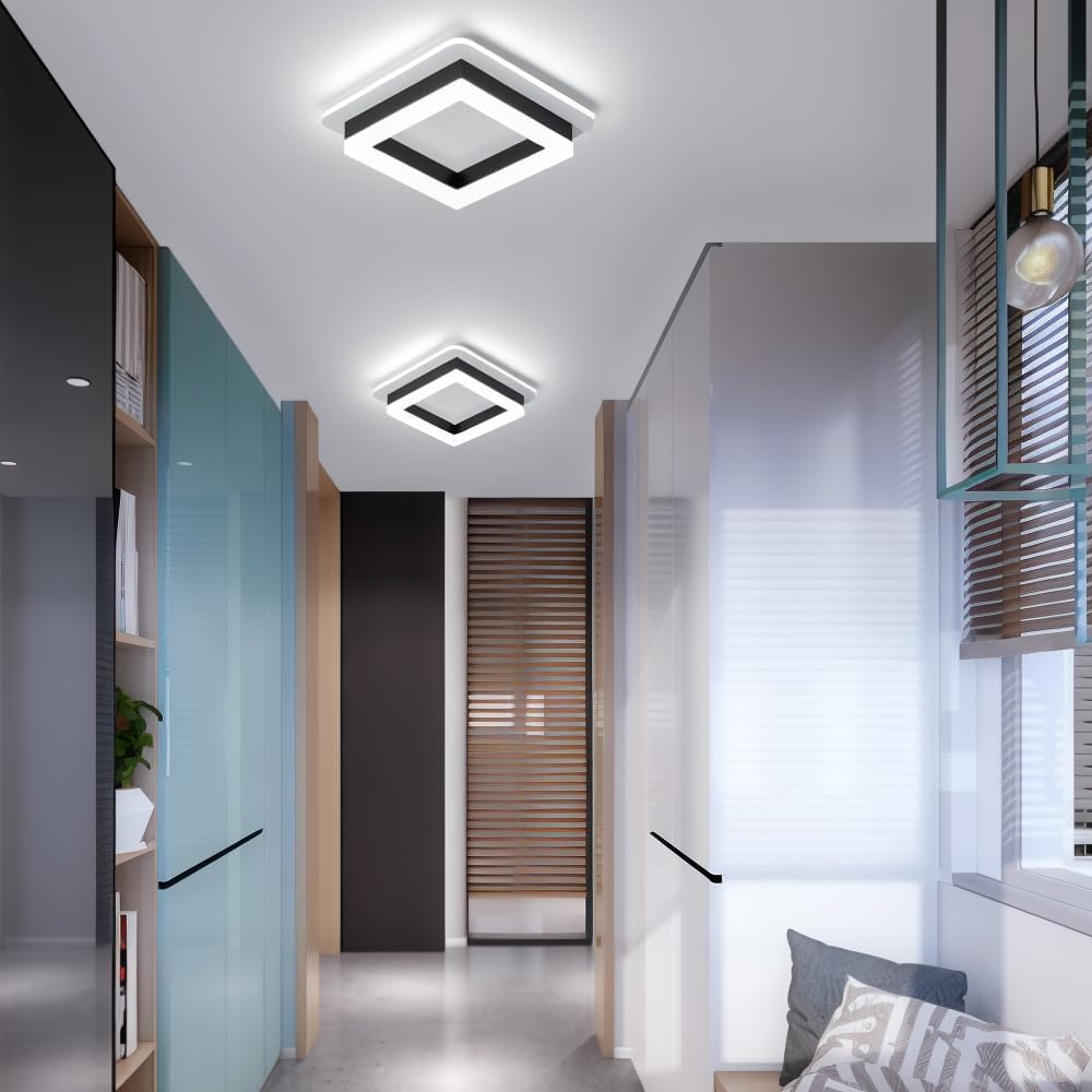 Lámparas de Techo LED Cuadradas para Pasillo - Iluminación Moderna y Eficiente 4