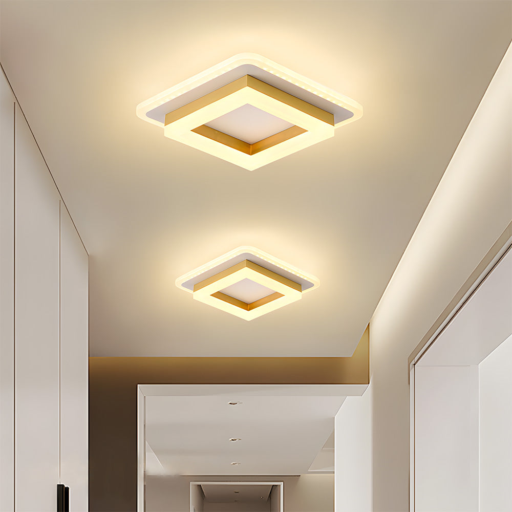 Lámparas de Techo LED Cuadradas para Pasillo - Iluminación Moderna y Eficiente 9