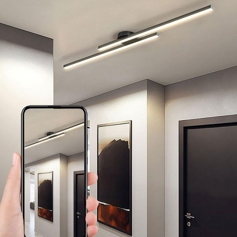 Lámparas de Techo LED Minimalistas para Sala de Estar – Diseño Moderno y Eficiente 8