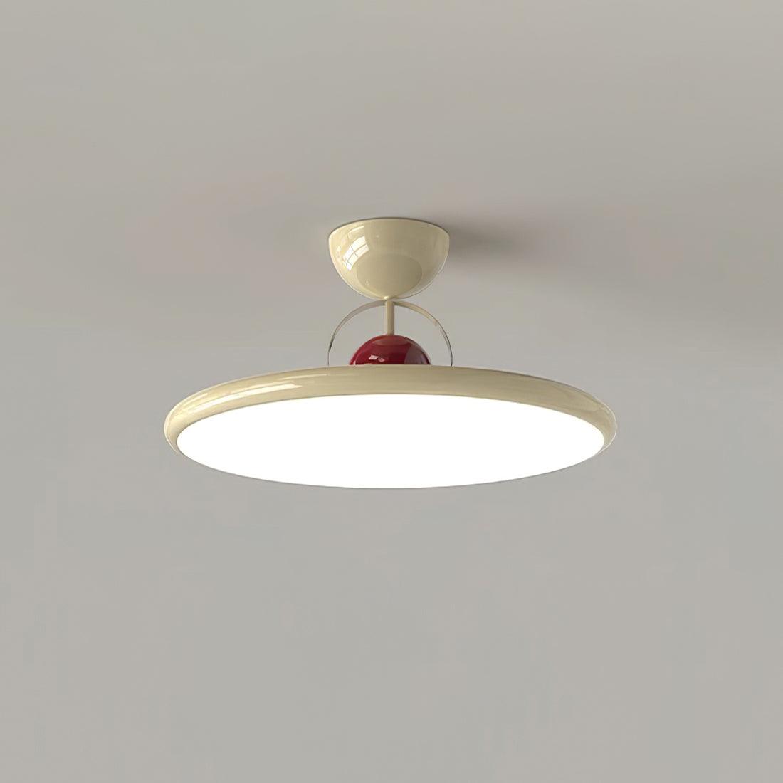 Lámpara de techo LED Eclipa en un dormitorio colorido – imagen 3