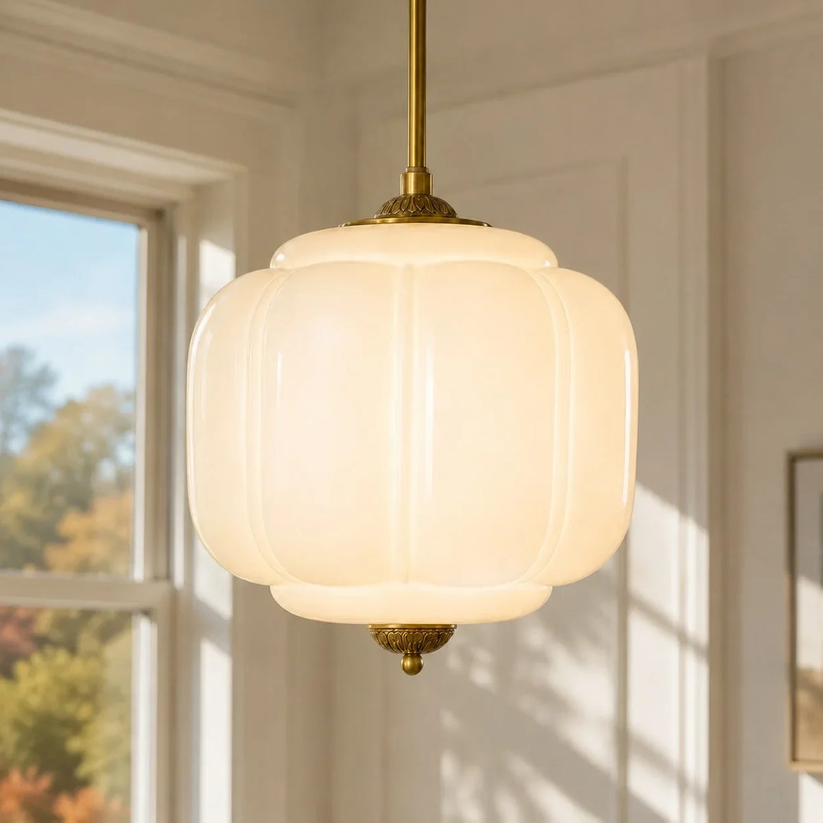 Lámpara colgante vintage de cristal Zapela – vista principal