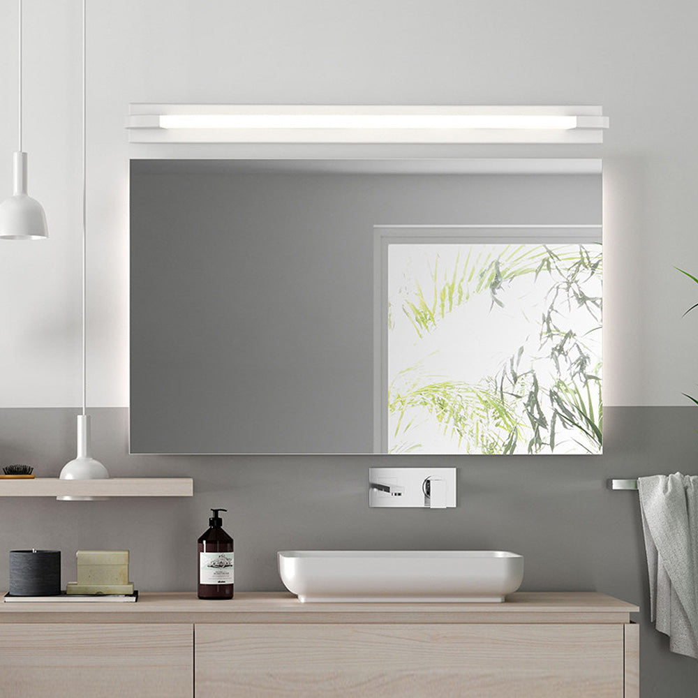 Luz de Pared LED Minimalista de Hierro Blanco para Baño y Sala - Iluminación Eficiente y Moderna 10