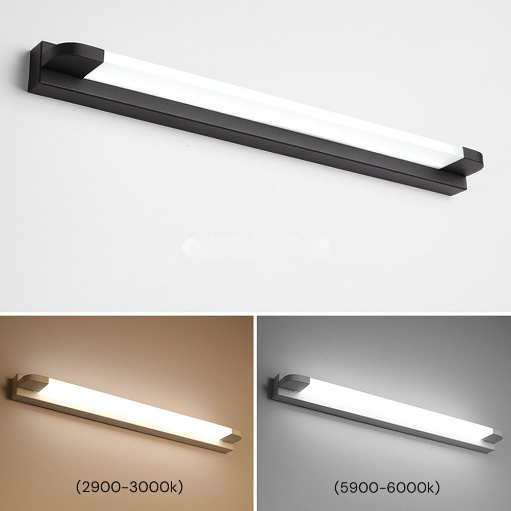 Tivara - Luz de Pared LED Minimalista de Hierro Blanco para Baño y Sala - Iluminación Eficiente y Moderna