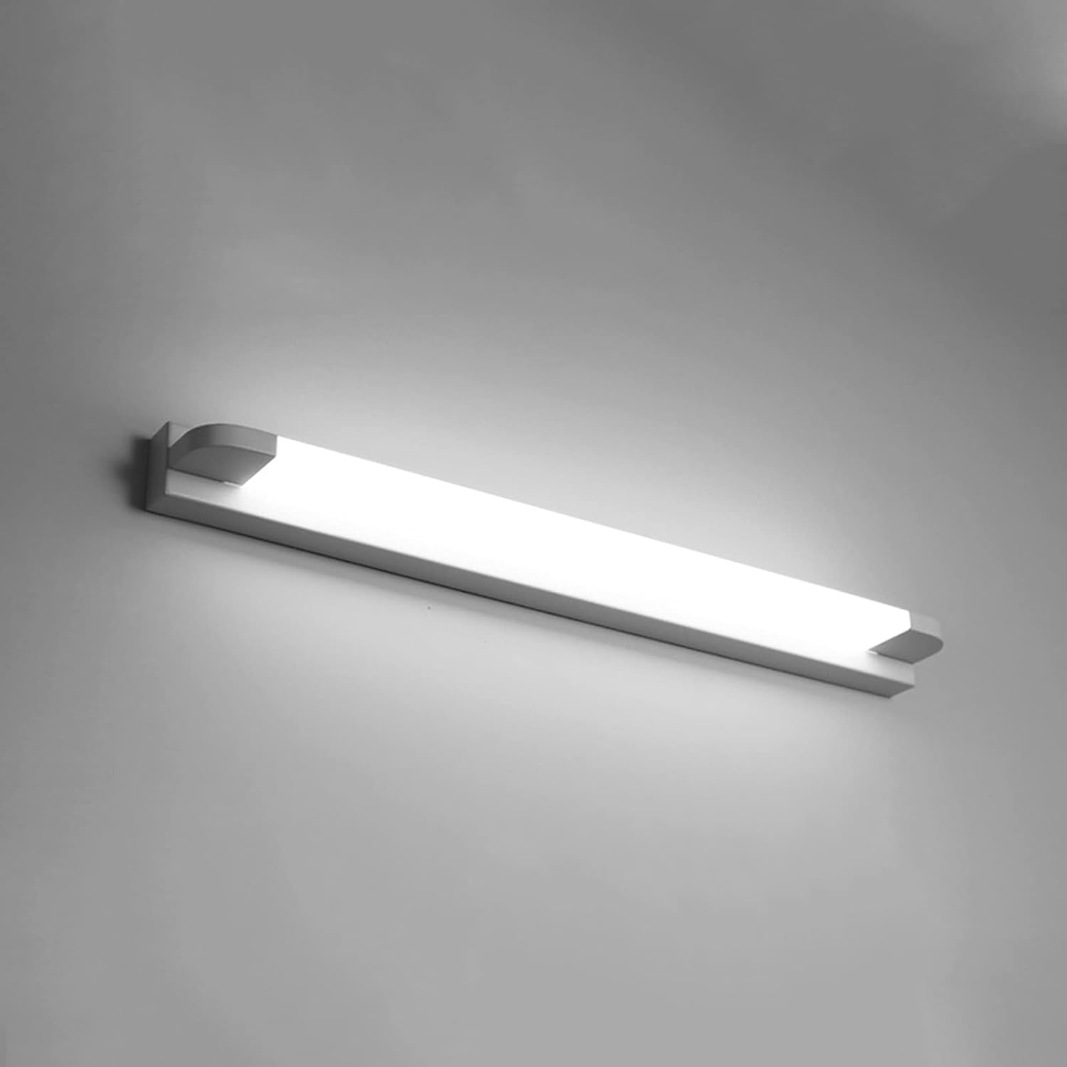 Luz de Pared LED Minimalista de Hierro Blanco para Baño y Sala - Iluminación Eficiente y Moderna 8