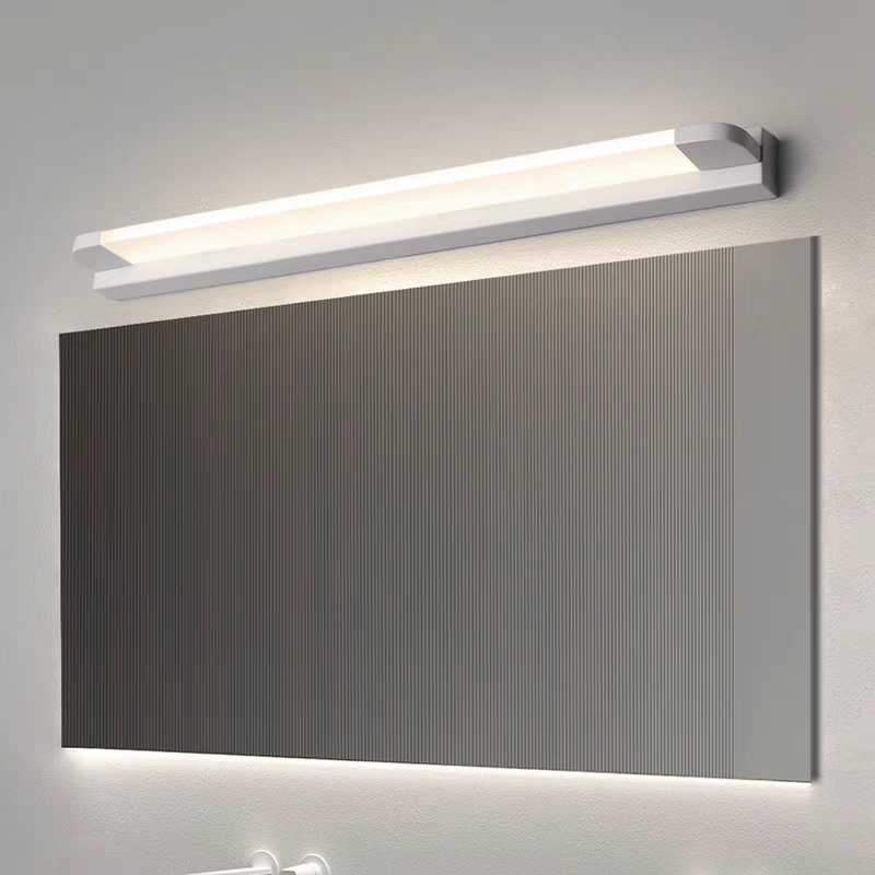 Luz de Pared LED Minimalista de Hierro Blanco para Baño y Sala - Iluminación Eficiente y Moderna 9