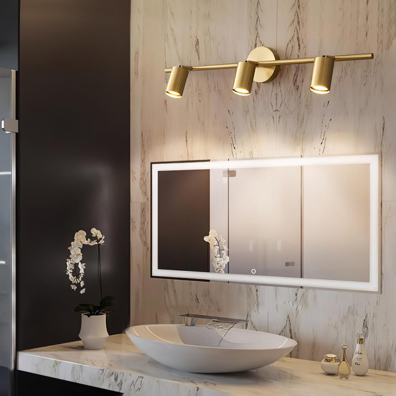 Luz de Pared Spot Rotativa de Cobre con Cabezas LED – Iluminación Interior Ajustable 6