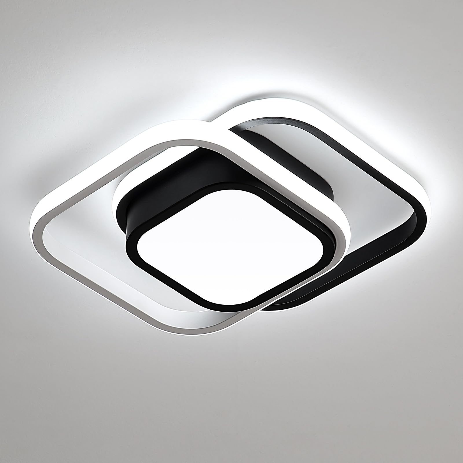 Luz de Techo Cuadrada LED de Acrílico para Sala de Estar – Iluminación Moderna y Eficiente 0