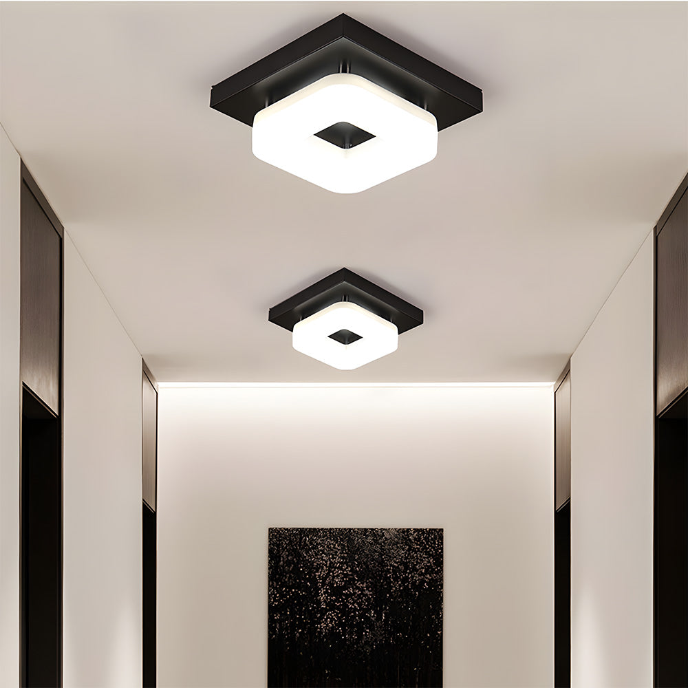 Luz de Techo LED Cuadrada Moderna de Acrílico para Pasillo 1