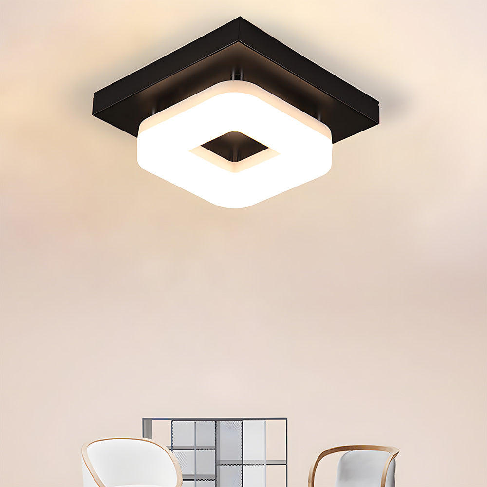 Luz de Techo LED Cuadrada Moderna de Acrílico para Pasillo 3