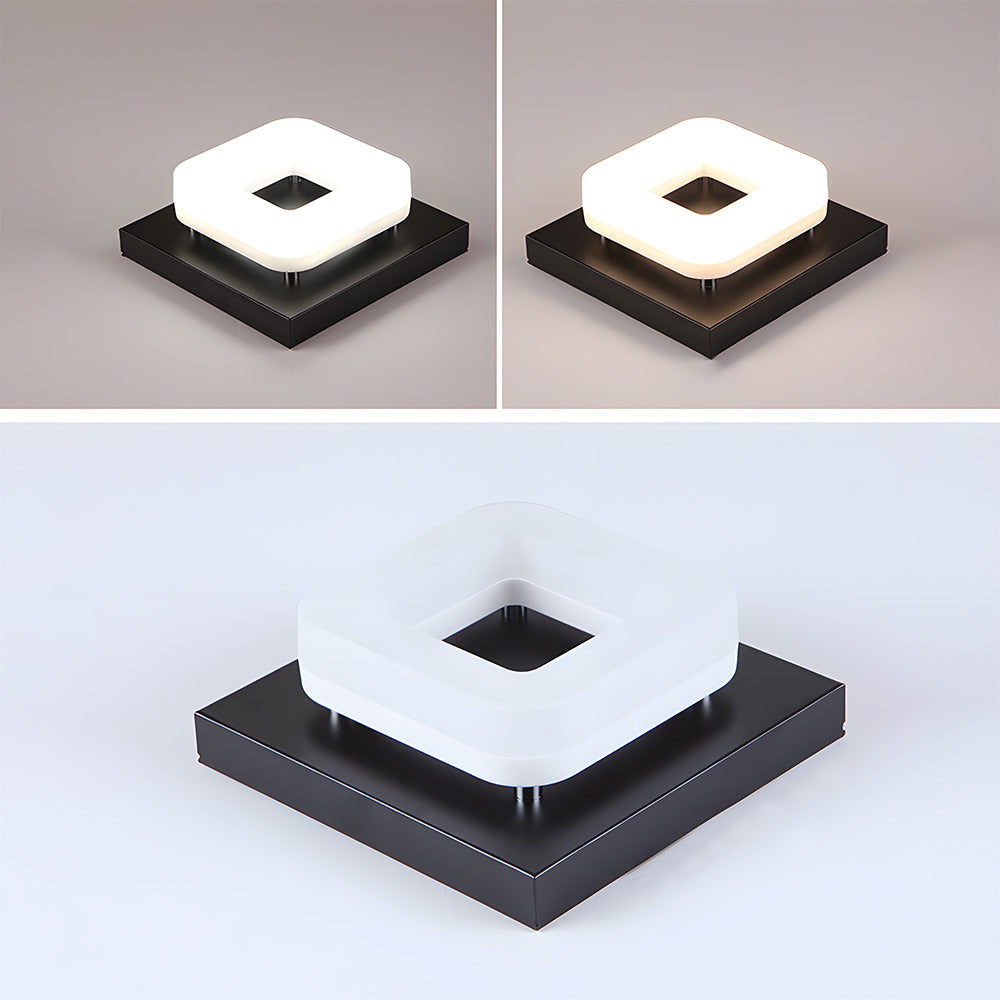 Luz de Techo LED Cuadrada Moderna de Acrílico para Pasillo 8