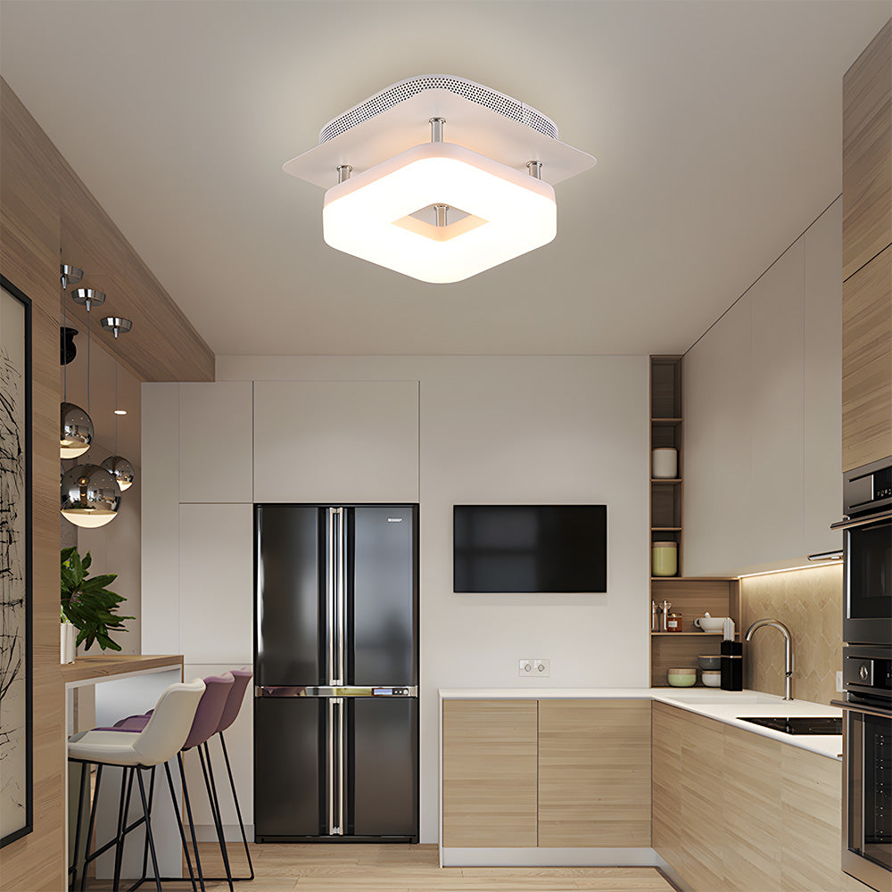 Luz de Techo LED Cuadrada Moderna de Acrílico para Pasillo 9