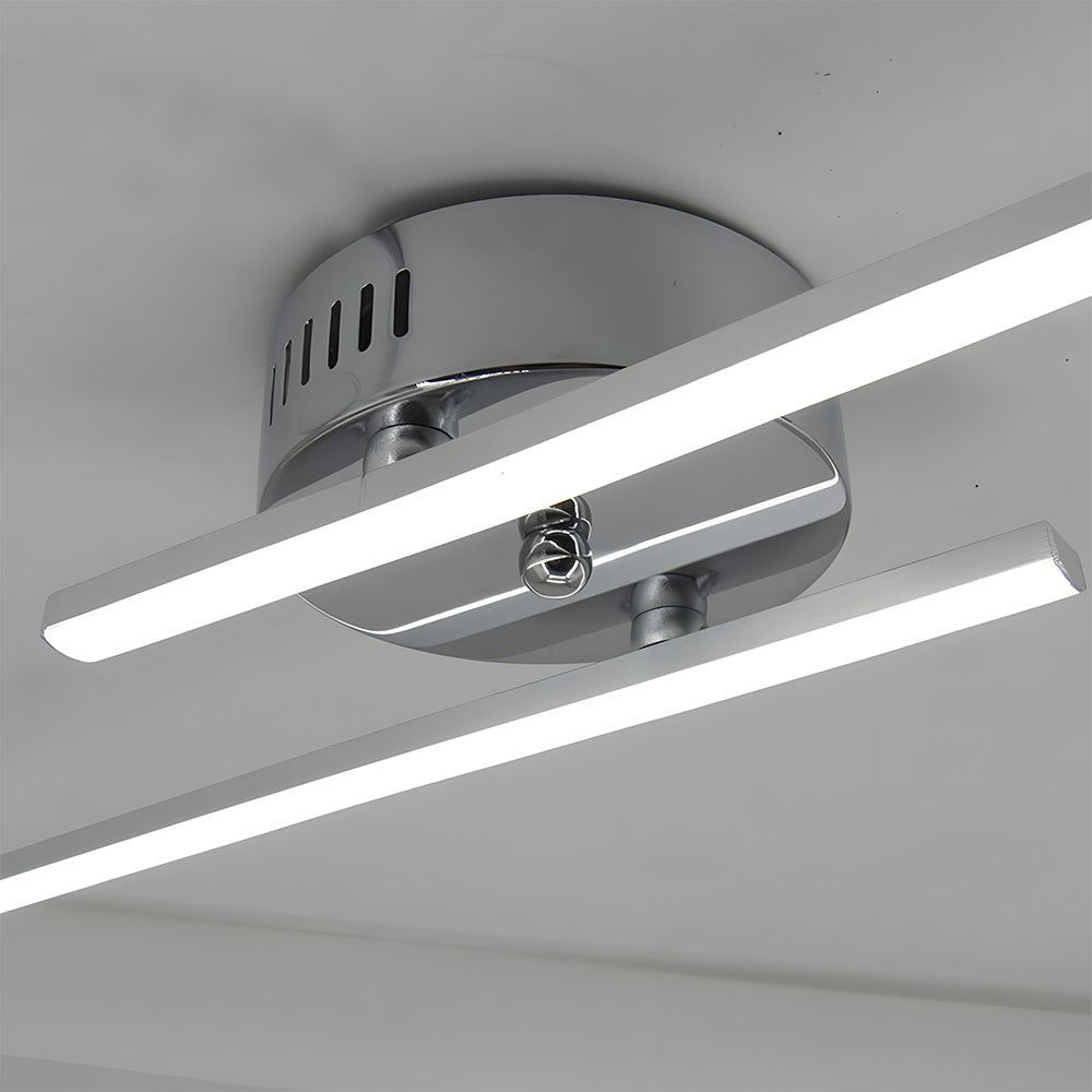 Luz de Techo LED de Diseño Moderno con Líneas Paralelas para Dormitorio 5