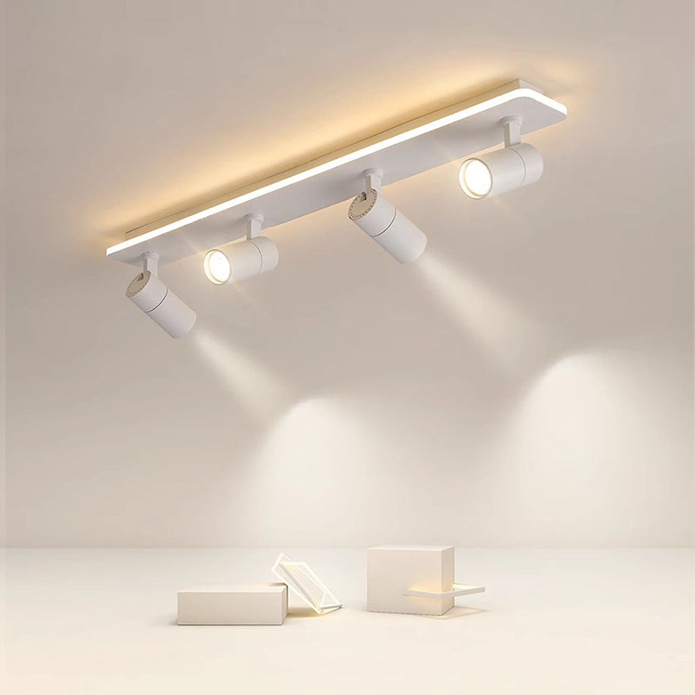 Luz de Techo Simple en Negro y Blanco para Cocina – Iluminación LED Eficiente 15