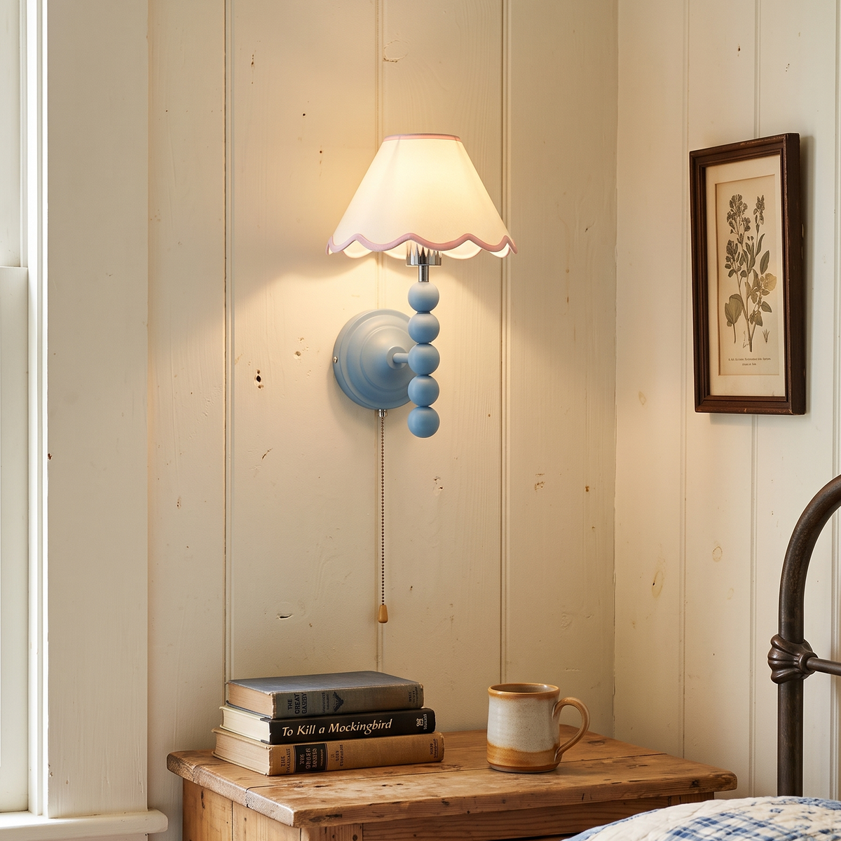 Aplique de pared vintage Vuelina en un dormitorio infantil – imagen 7