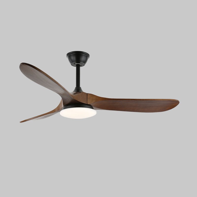Ventilador de techo con luz Tilara en un salón natural – imagen 19