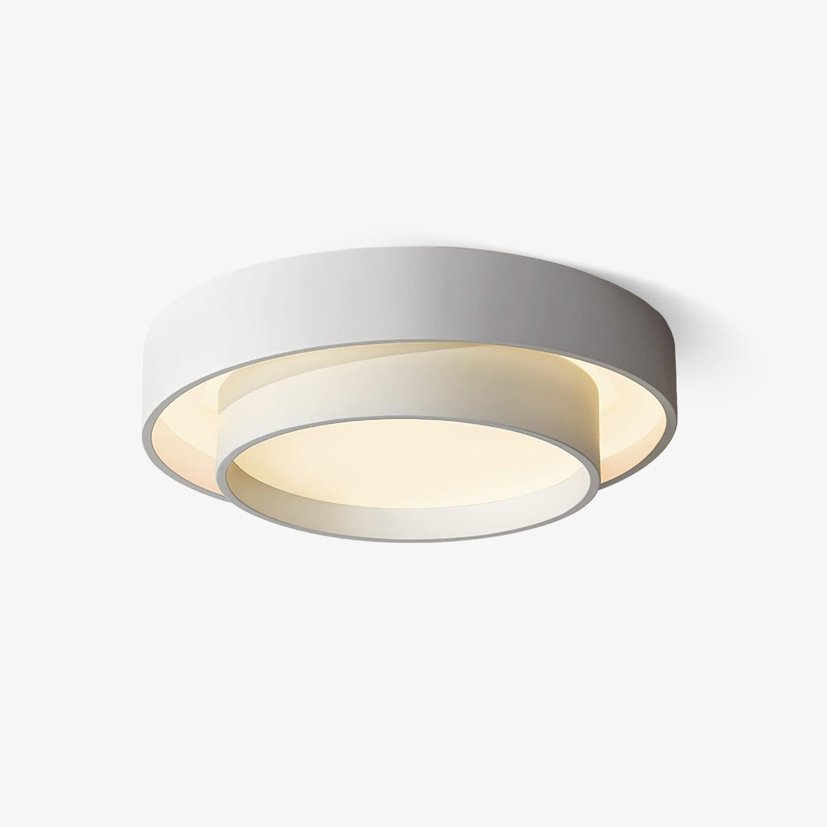 Plafón LED de doble aro Bandela – vista principal